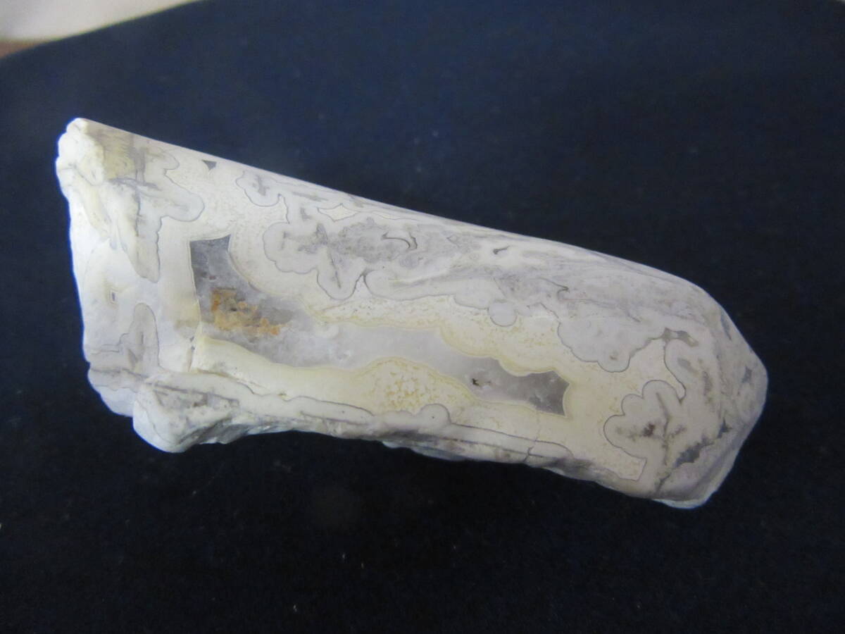 宝5 レースメノー石 アゲート 鉱物 観賞石 71 原石_画像8