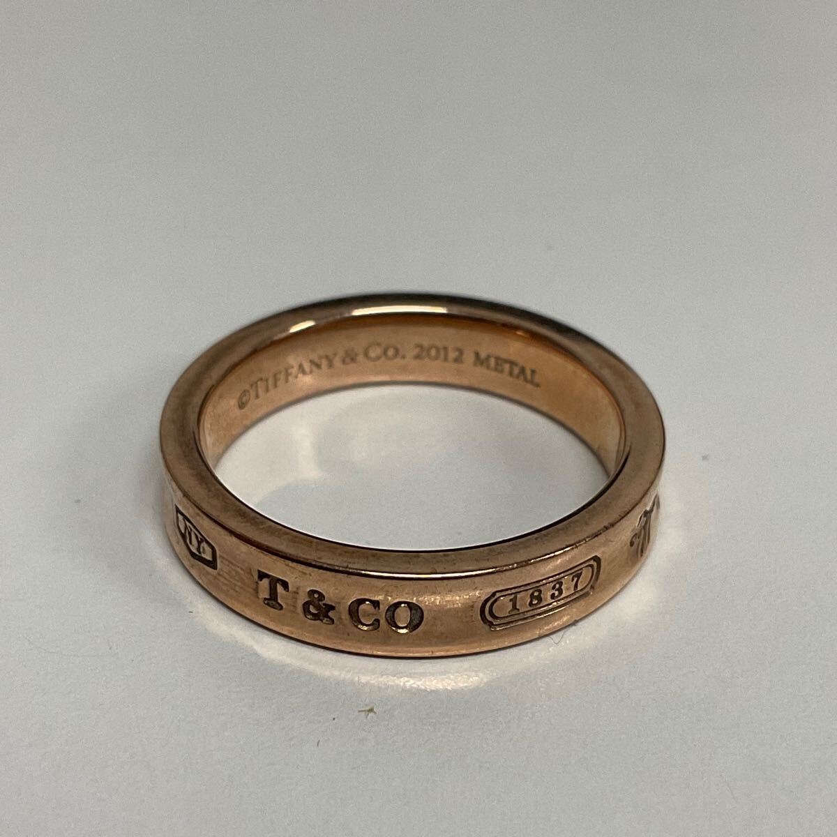11号】TIFFANY&Co. ルベド メタル 生 1837 ナローリング 11号】TIFFANY&Co. ルベド メタル 生 1837 ナローリング