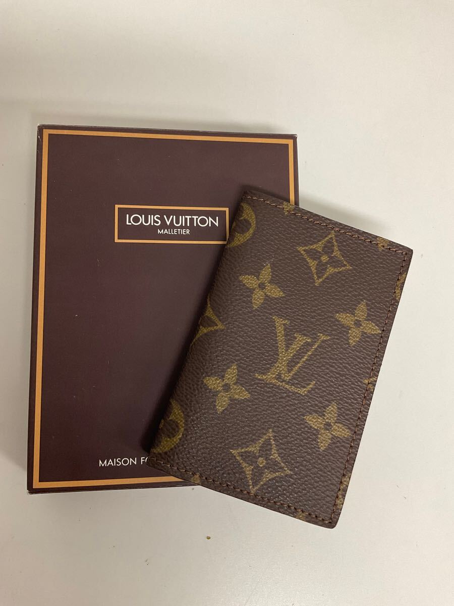 D567-60◆ LOUIS VUITTON／ルイヴィトン ヴィンテージ 80年代 カードケース 名刺入れ 箱あり
