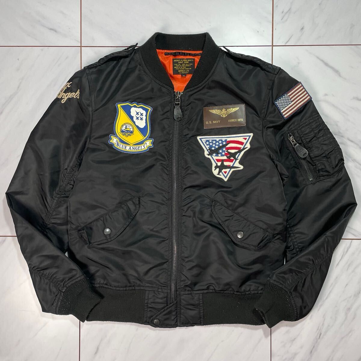 AVIREX ミリタリージャケット モッズコート USN UTILITY JACKET