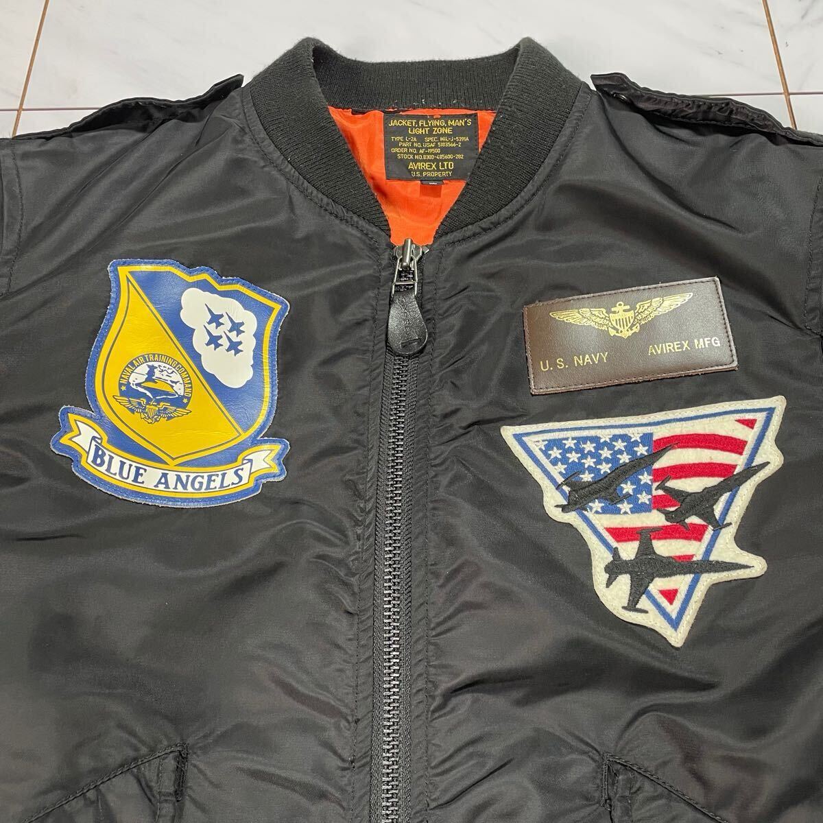 AVIREX ミリタリージャケット モッズコート USN UTILITY JACKET