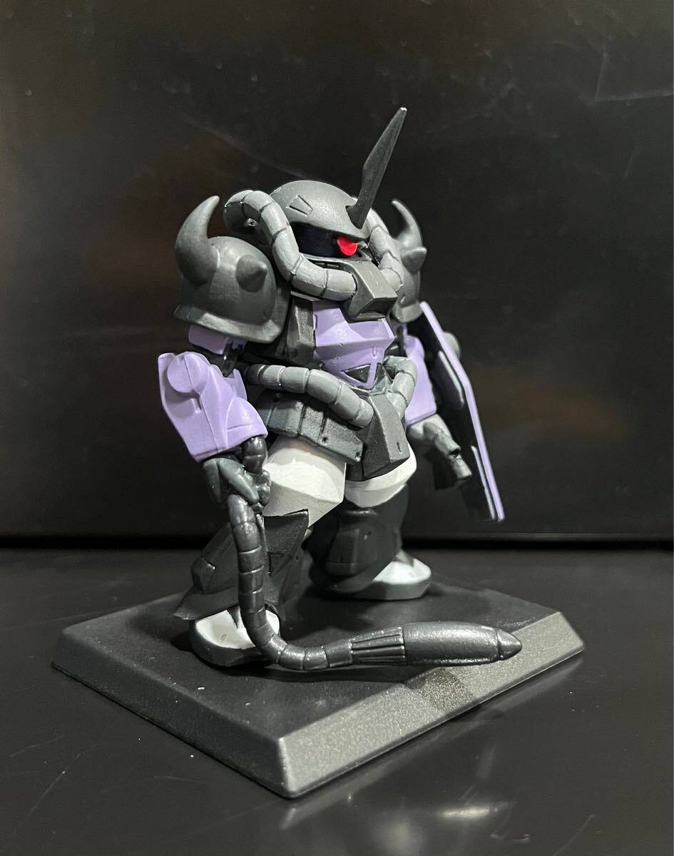 ガンダムコンバージ 黒い三連星 グフ リペイント FW GUNDAM CONVERGE ガンダムコンバージ 黒い三連星 グフ リペイント