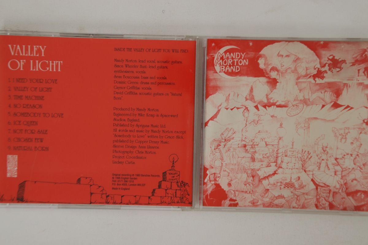 英CD Mandy Morton Band Valley Of Light ENG1016 ENGLISH GARDEN /00110
