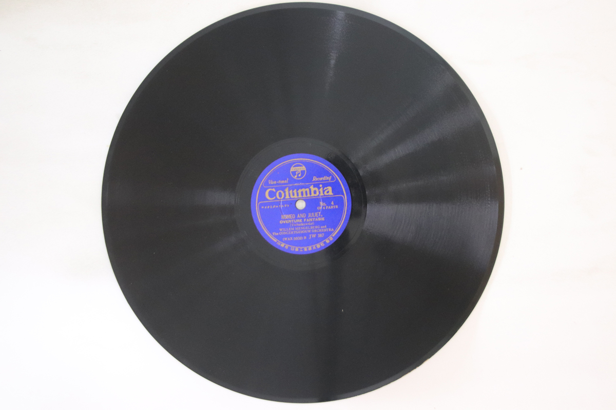 78RPM/SP Willem Mengelberg Romeo And Juliet No.3 / No.4 JW387 COLUMBIA /00500