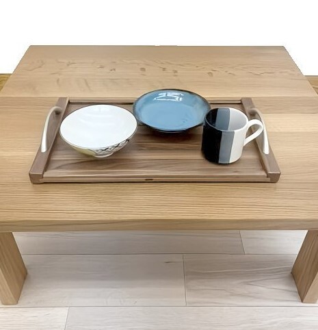新品・在庫処分」 座卓② :北海道産ナラ無垢材 虎斑(とらふ 新品・在庫処分」 座卓② :北海道産ナラ無垢材 虎斑(とらふ
