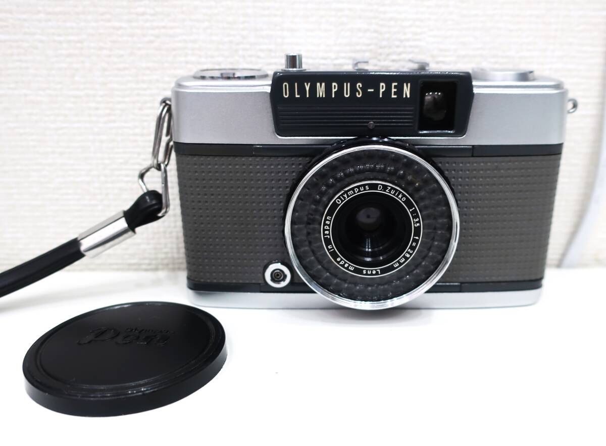 1円～◆オリンパス OLYMPUS-PEN EE-2 レンズキャップ付き シャッター切れることの確認OK 現状品