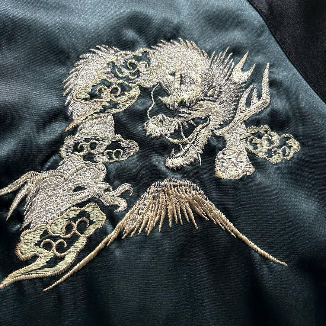 Hoshihime ☆芸能人着用☆ スカジャン ナイロン 刺繍 龍 ほし Hoshihime ☆芸能人着用☆ スカジャン ナイロン 刺繍 龍 ほし