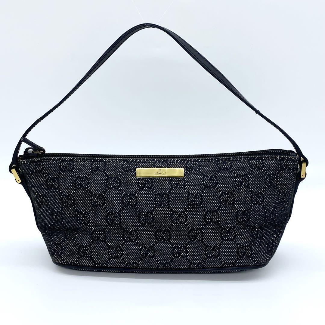 GUCCI グッチ GG柄 アビー キャンバス×レザー アクセサリー