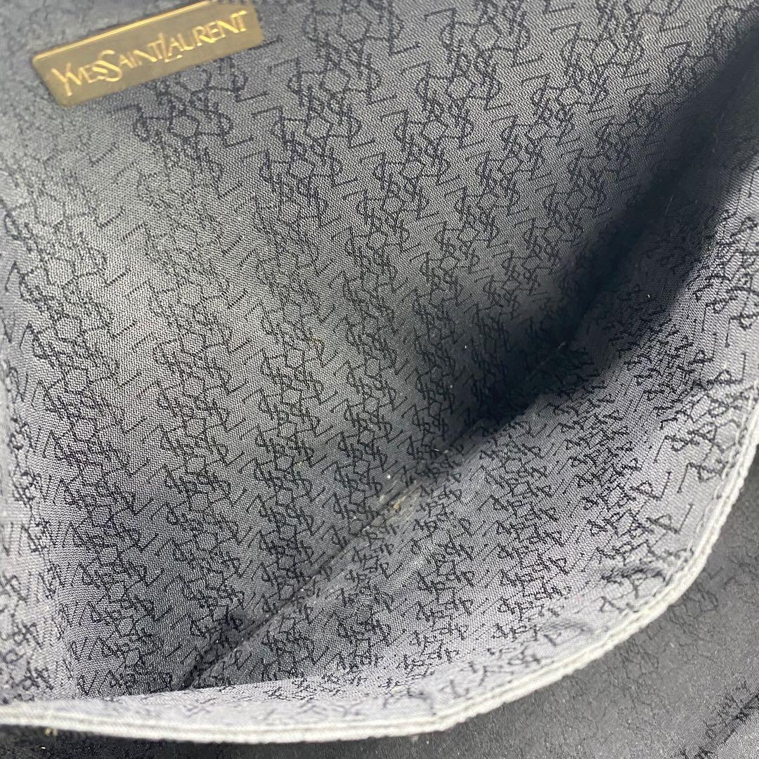 イヴサンローラン YSL トートバッグ Yライン スタッズ ブラック