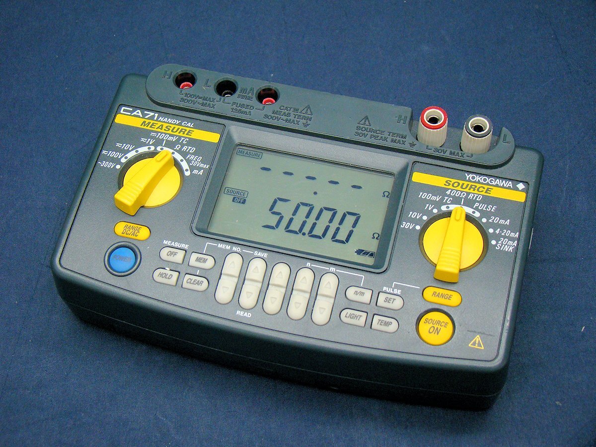 Yahoo!オークション - YOKOGAWA 横河 CA71 ハンディ Yahoo!オークション - YOKOGAWA 横河 CA71 ハンディ