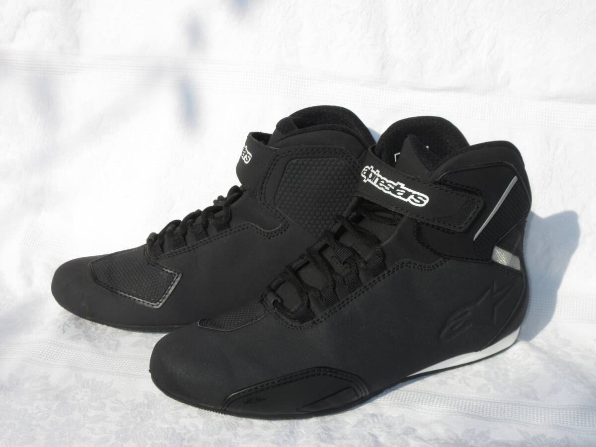 美品ALPINESTARS アルパインスターズ 防水シューズ EU41 US8.5 26、5cm SEKTOR WATERPROOF SHOESブラック FASTER SMX-1 BLACK SMXV2