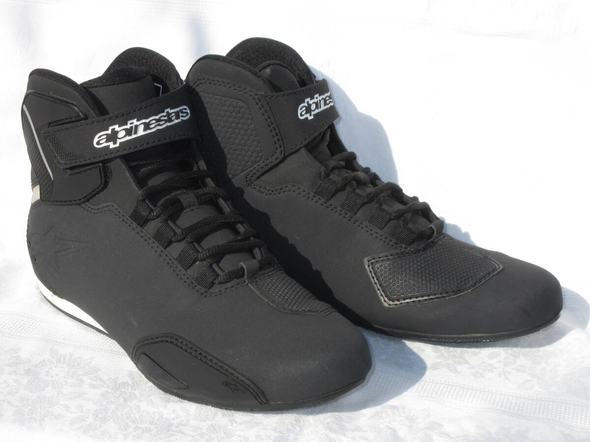 美品ALPINESTARS アルパインスターズ 防水シューズ EU41 US8.5 26、5cm SEKTOR WATERPROOF SHOESブラック FASTER SMX-1 BLACK SMXV2