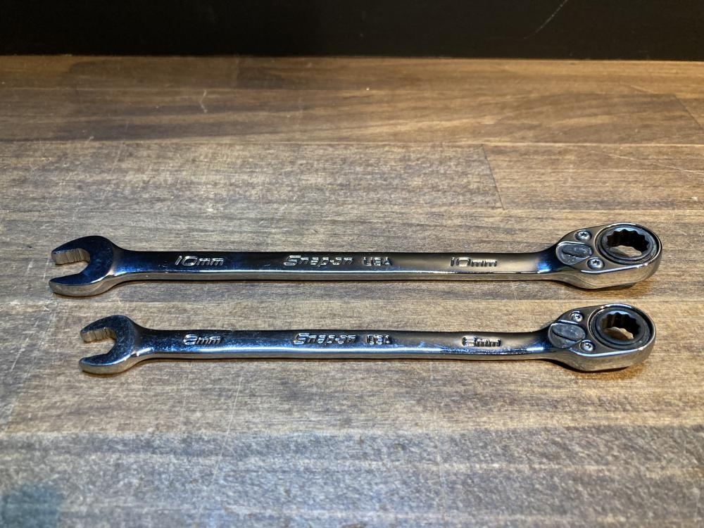 004★おすすめ商品★スナップオン Snap-on ラチェッティングコンビネーションレンチ SOXRRM8A SOXRRM8A 2本
