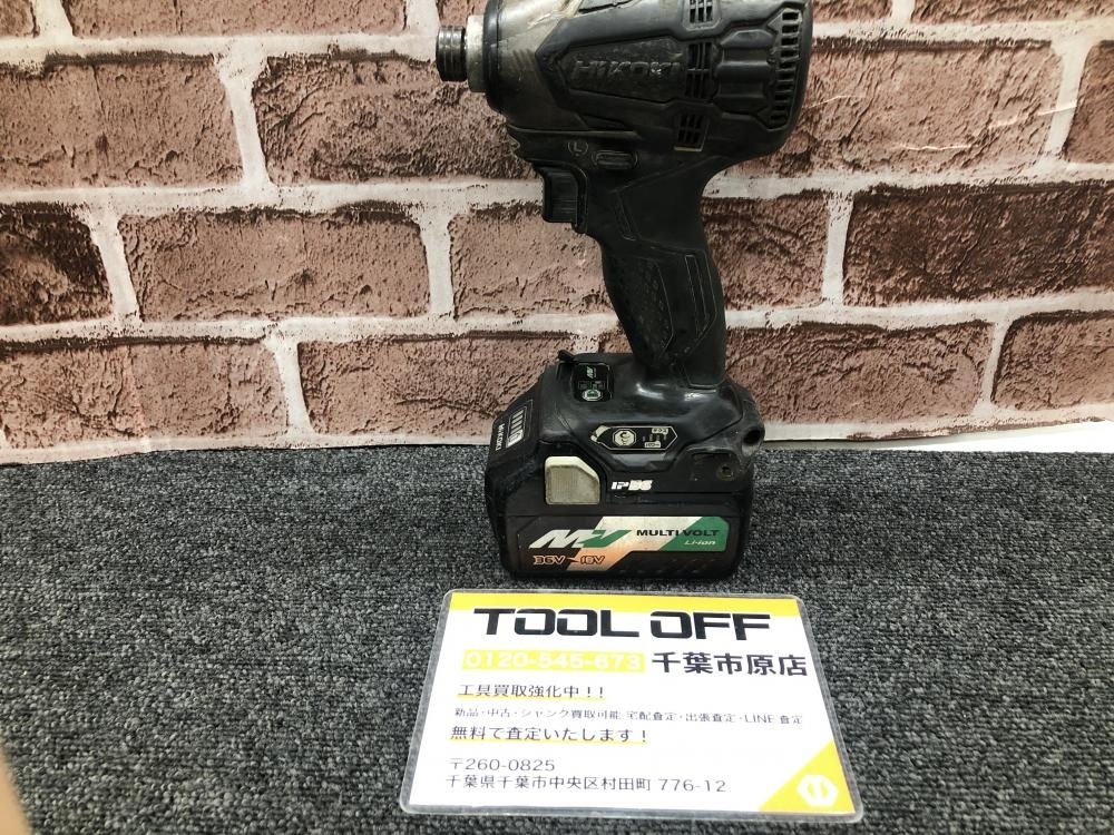 017◇おすすめ商品◇HiKOKI コードレスインパクトドライバ WH36DA、BSL36A18 ※本体、バッテリーセット