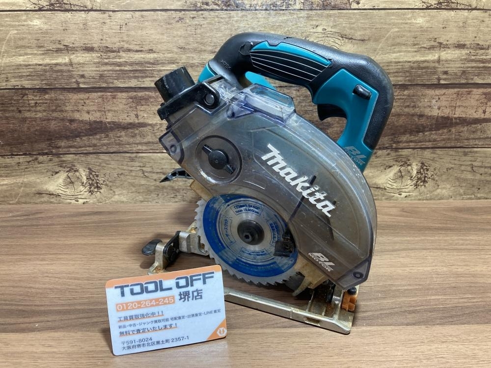 011◎おすすめ商品◎makita マキタ 充電式防じん丸ノコ KS511D ※簡易動作のみ確認 安全カバーバネ効かず キャップ欠損