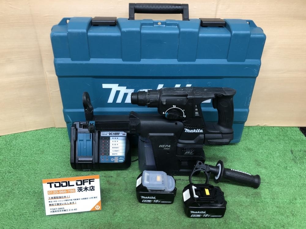 015●おすすめ商品●マキタ　makita 24mm充電式ハンマドリル 18V HR244DGXV SDSプラスシャンク 6.0Ahバッテリー×2、充電器付