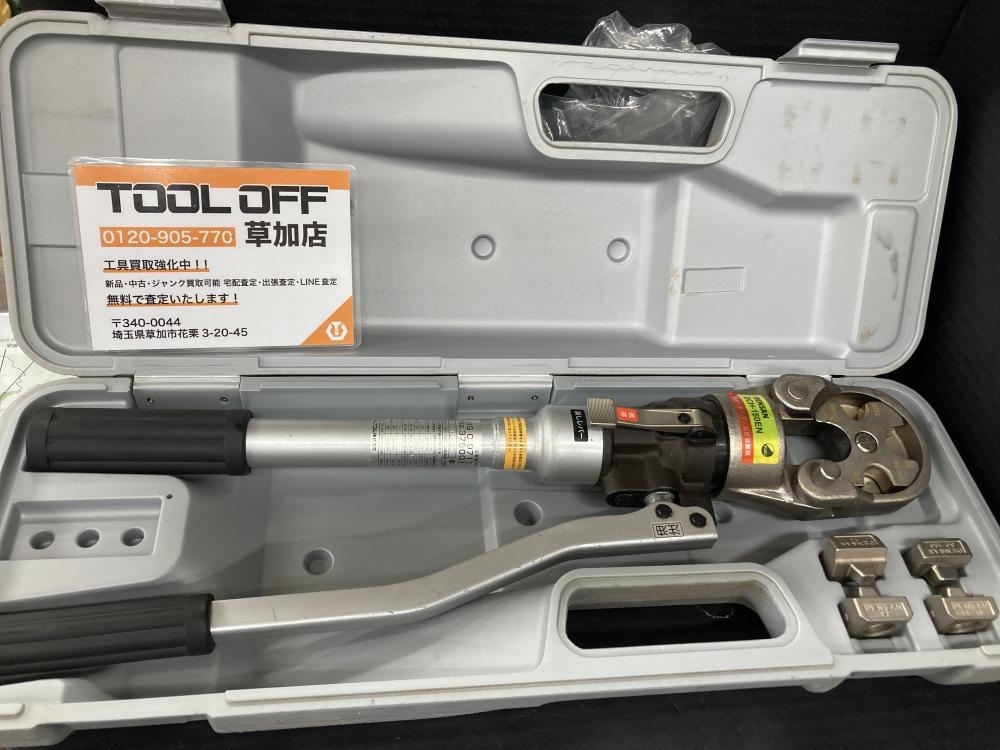 006□おすすめ商品□デンサン ジェフコム 手動式油圧圧着工具 DCH-150EN 雄ダイス:14/22/38-70/80-150