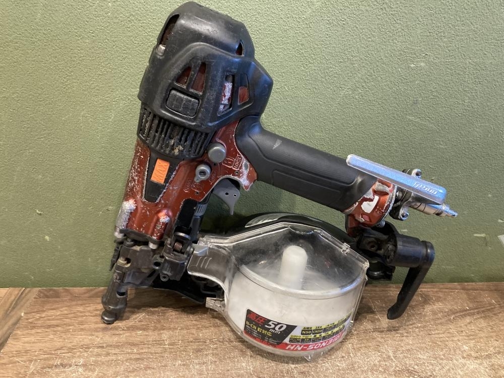 021■おすすめ商品■MAX 50㎜高圧エア釘打機 HN-50N3(D) ノーズトップゆるい