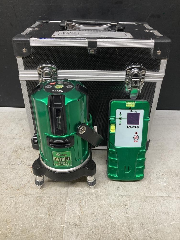019■おすすめ商品■テクノ販売 グリーンレーザー墨出し器 LTC-G610PD 未校正、受光器付き