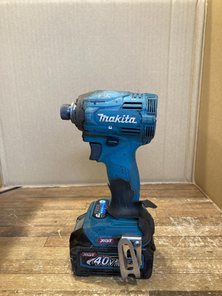 020♪おすすめ商品・即決価格♪マキタ 充電式インパクトドライバ　40Vmax TD001G　BL4025　軸ブレ 充電39回