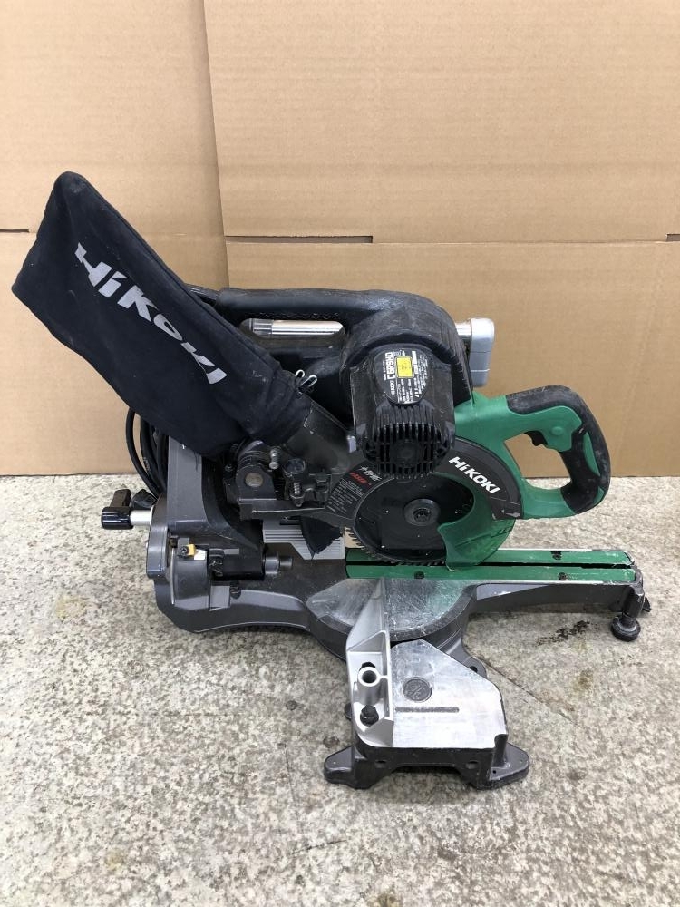 014〇おすすめ商品〇HiKOKI 165mm卓上スライド丸のこ C6RSHD　レーザー/ライト正常 ※サイドハンドル欠品