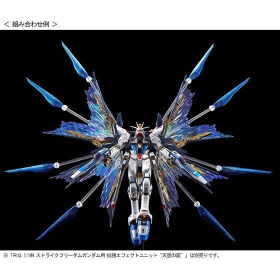 光の翼付 RG 1/144 ストライクフリーダムガンダム[チタニウム 光の翼付 RG 1/144 ストライクフリーダムガンダム[チタニウム