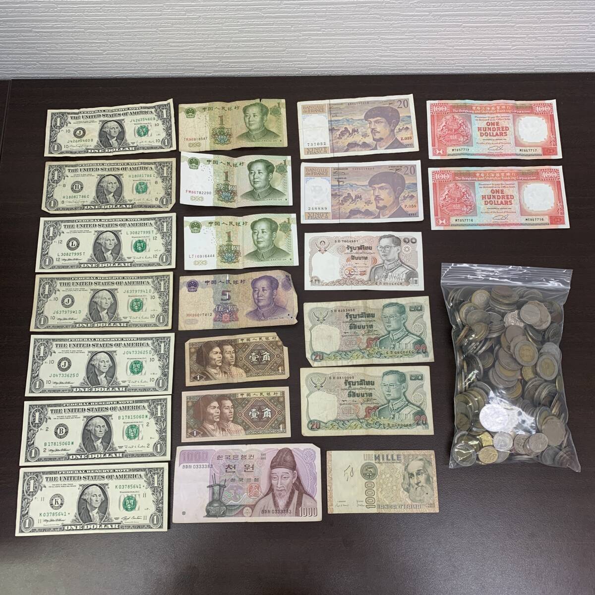 外貨 まとめ出品 お札 22枚 小銭 2567g / アメリカ 中国 韓国 フランス タイ 香港 上海 外国 お金 貨幣 紙幣 硬貨 通貨 ドル(世界)|売買されたオークション情報、Yahoo!オークション(旧ヤフオク!) の商品情報をアーカイブ公開 - オークファン(aucfan.com) 外貨 まとめ出品 お札 22枚 小銭 2567g / アメリカ 中国 韓国 フランス タイ 香港 上海 外国 お金 貨幣 紙幣 硬貨 通貨 ドル(世界)|売買されたオークション情報、Yahoo!オークション(旧ヤフオク!) の商品情報をアーカイブ公開 - オークファン(aucfan.com)