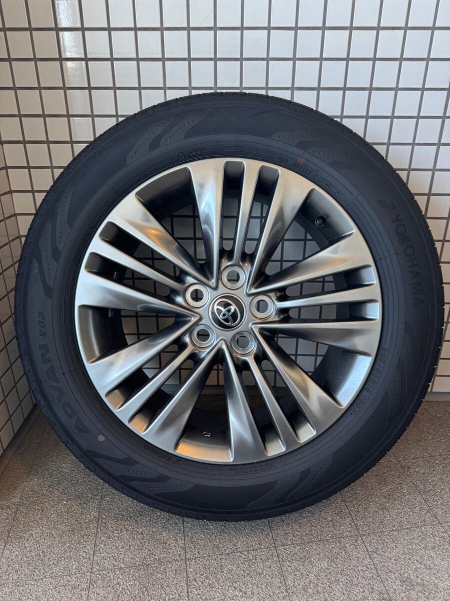 40アルファード 新車外し 18インチ タイヤ 225/60R18 4本セット