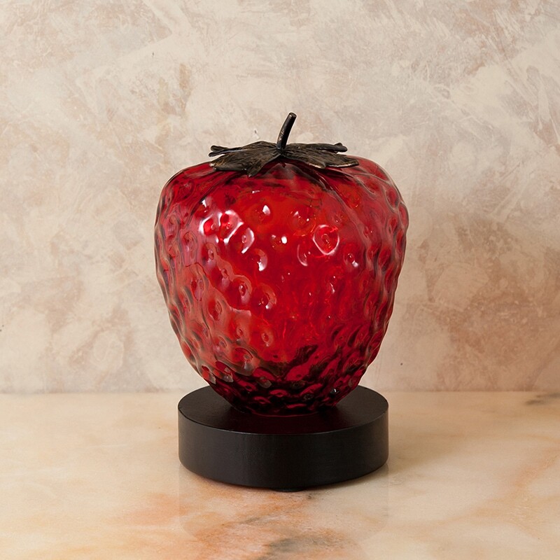 * новый товар LED фонарь клубника / клубника настольный освещение интерьер смешанные товары фрукты украшение произведение искусства модный осветительное оборудование фрукты красный цвет Z962