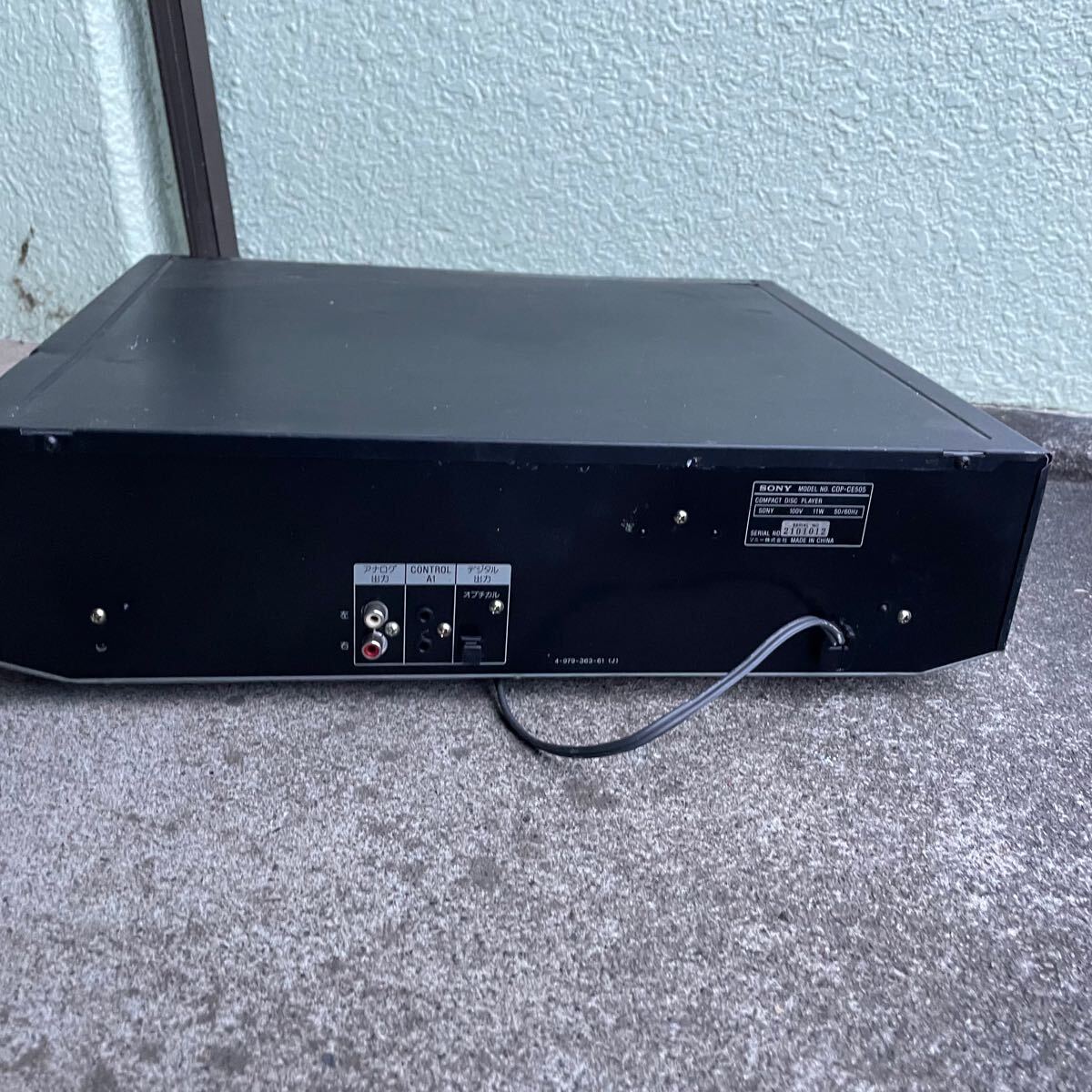  Saitama префектура Kawagoe город самовывоз OK* Junk электризация проверка settled *CDP-CE505 CD5 листов changer SONY Sony CD плеер CD плеер звук оборудование аудио 