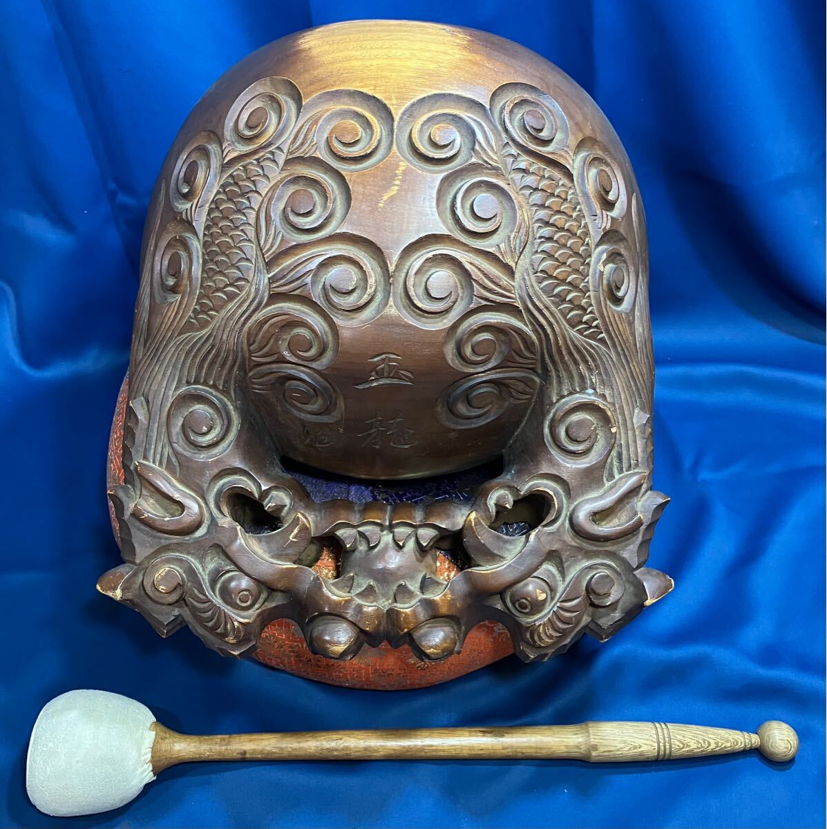29688円 木魚 龍彫 玉龍 仏具 木彫 寺院仏具 仏教美術 - 仏具一般 29688円 木魚 龍彫 玉龍 仏具 木彫 寺院仏具 仏教美術 - 仏具一般