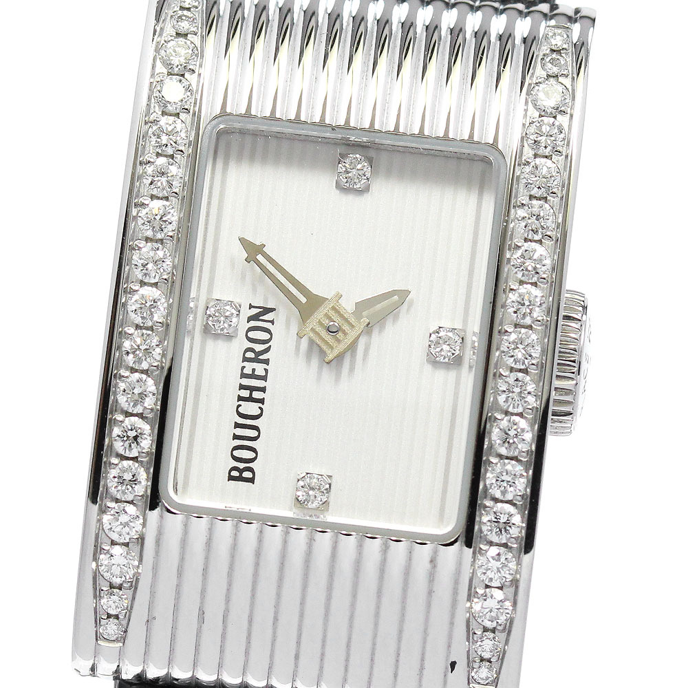 !_ Boucheron Boucheronlifre4P боковой бриллиантовая оправа кварц женский _844855[ev10]