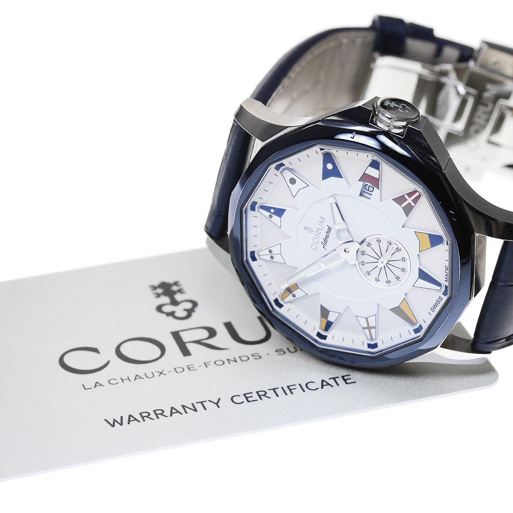  Corum CORUM 01.0090 Admiral Legend 42 small second самозаводящиеся часы мужской хорошая вещь с гарантией ._842999