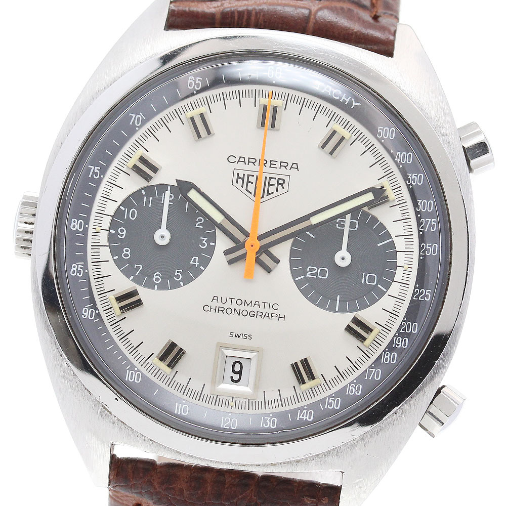  Heuer Heuer 1153 Carrera Date хронограф самозаводящиеся часы мужской _844688