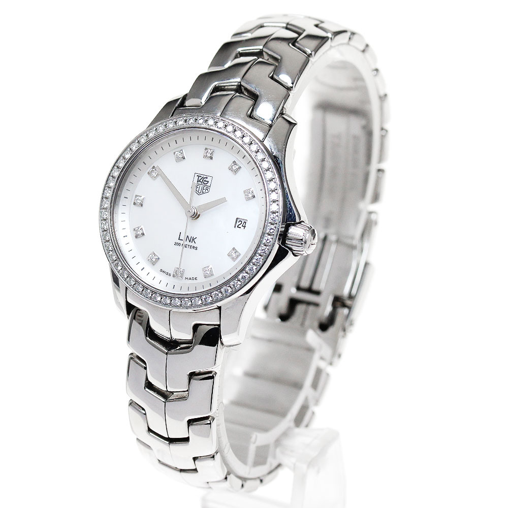 タグホイヤー TAG HEUER WJF1319 リンク 11P ダイヤべゼル クォーツ レディース _845342【ev10】