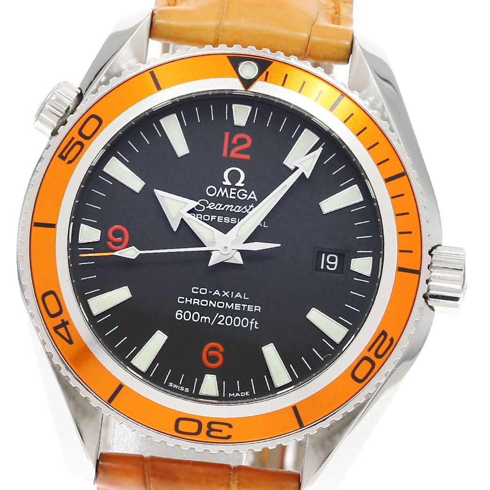 オメガ OMEGA 2909.50.38 シーマスター プラネットオーシャン コーアクシャル クロノメーター 自動巻き メンズ 保証書付き_841721