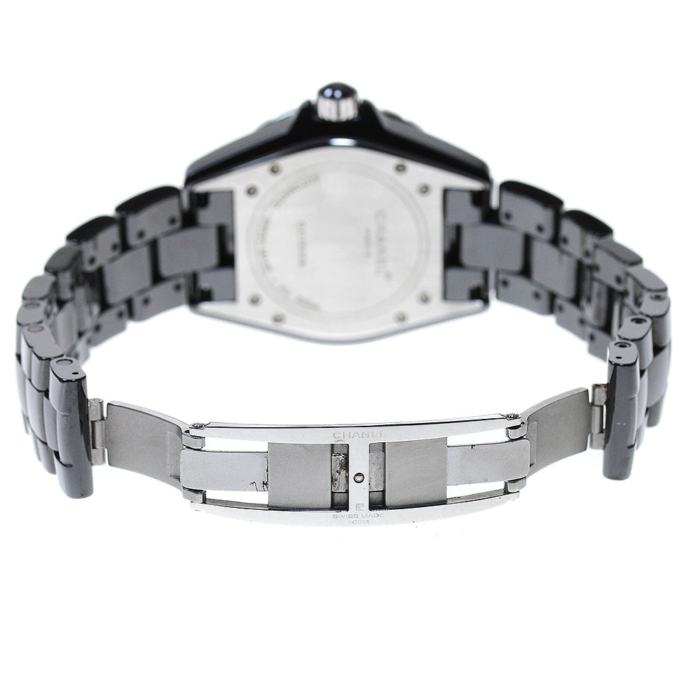 シャネル CHANEL H1626 J12 黒セラミック 38mm 12Pダイヤ 自動(dòng)巻き メンズ 良品 _845404