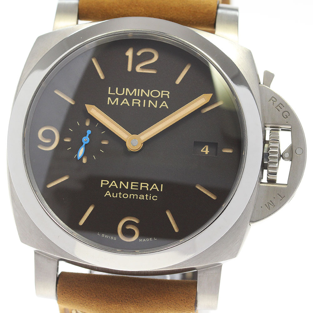 パネライ PANERAI PAM01351 ルミノールマリーナ 1950 3デイズ 自動(dòng)巻き メンズ 箱?保証書(shū)付き メーカーOH済_847773