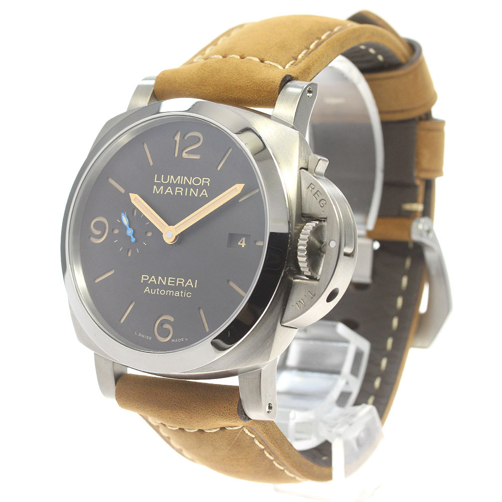 パネライ PANERAI PAM01351 ルミノールマリーナ 1950 3デイズ 自動(dòng)巻き メンズ 箱?保証書(shū)付き メーカーOH済_847773