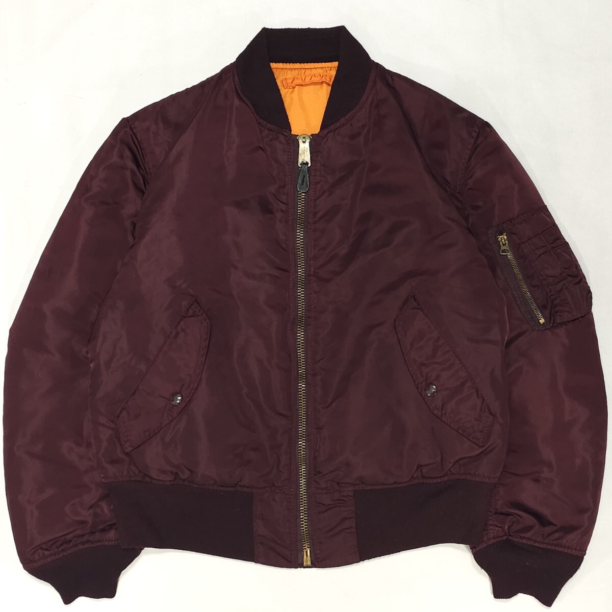 希少 ALPHA MA-1 USA フライトジャケット XL相当 IDEL 希少 ALPHA MA-1 USA フライトジャケット XL相当 IDEL