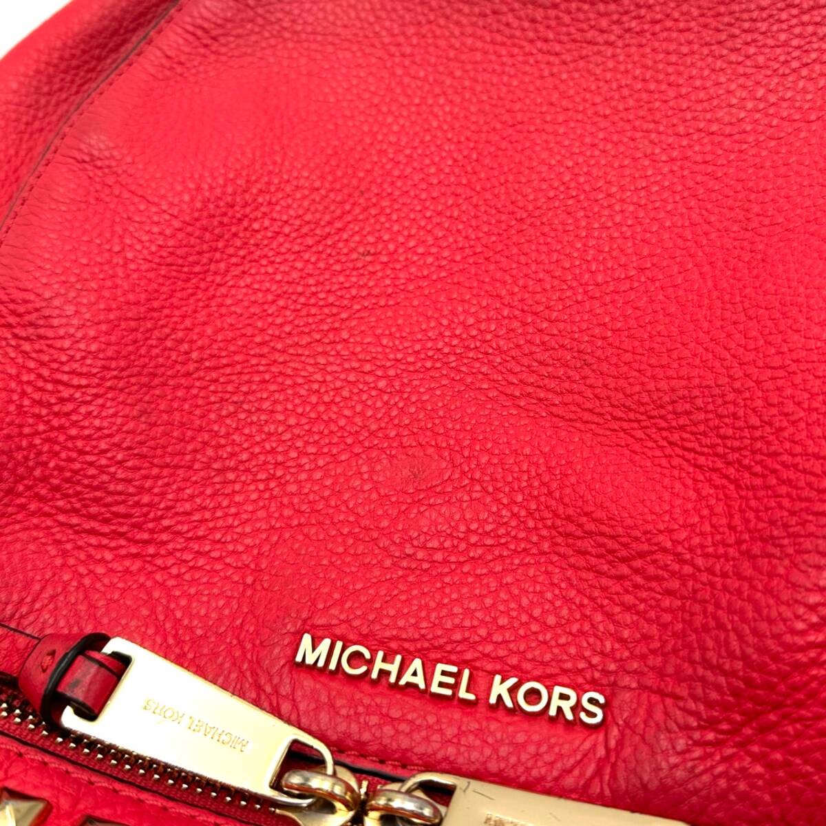 [ прекрасный товар ]MICHAEL KORS Michael Kors рюкзак кожа рюкзак кожа заклепки розовое золото 