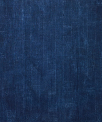 アフリカ ブルキナファソ 藍染布 無地 古布 大判 LLサイズ No.98