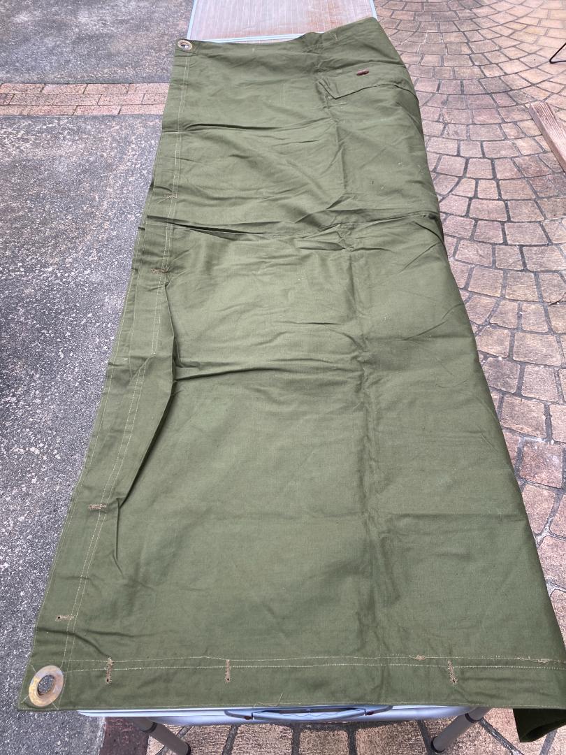 ★ USED ルーマニア軍 放出 ポンチョ テントシート パラトカ オリーブ★