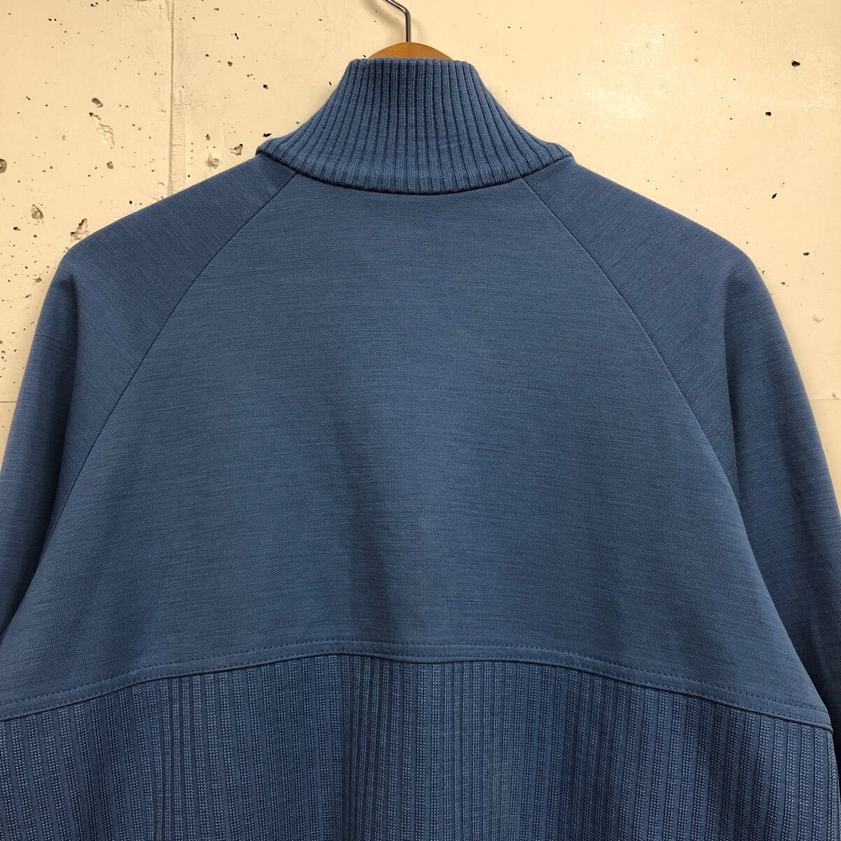80s 80年代 adidas アディダス ニットジャージ 西ドイツ製 青 80s 80年代 adidas アディダス ニットジャージ 西ドイツ製 青
