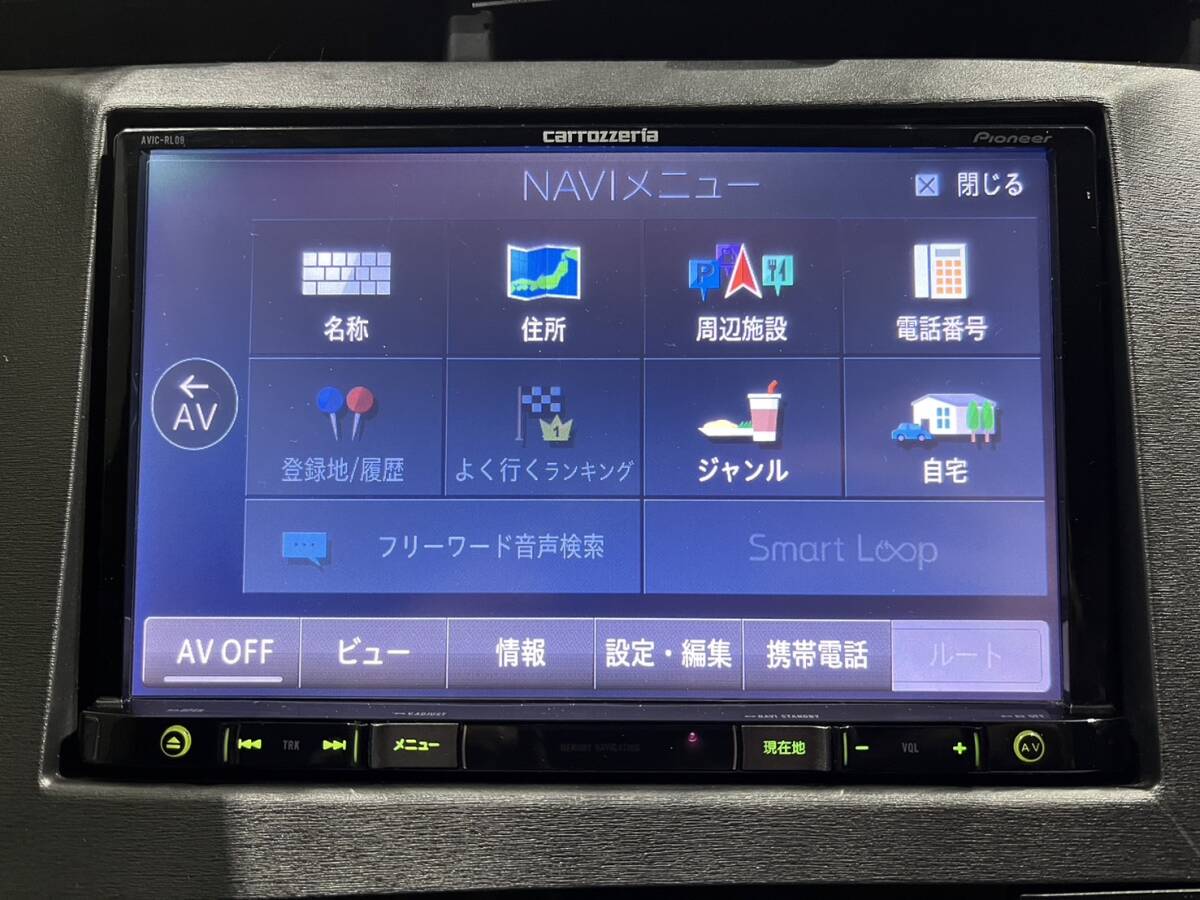 X71* navi Carozzeria AVIC-RL09 CD/DVD/SD/TV( Full seg )/Bluetooth/AM/FM карта данные 2017 год рабочее состояние подтверждено *