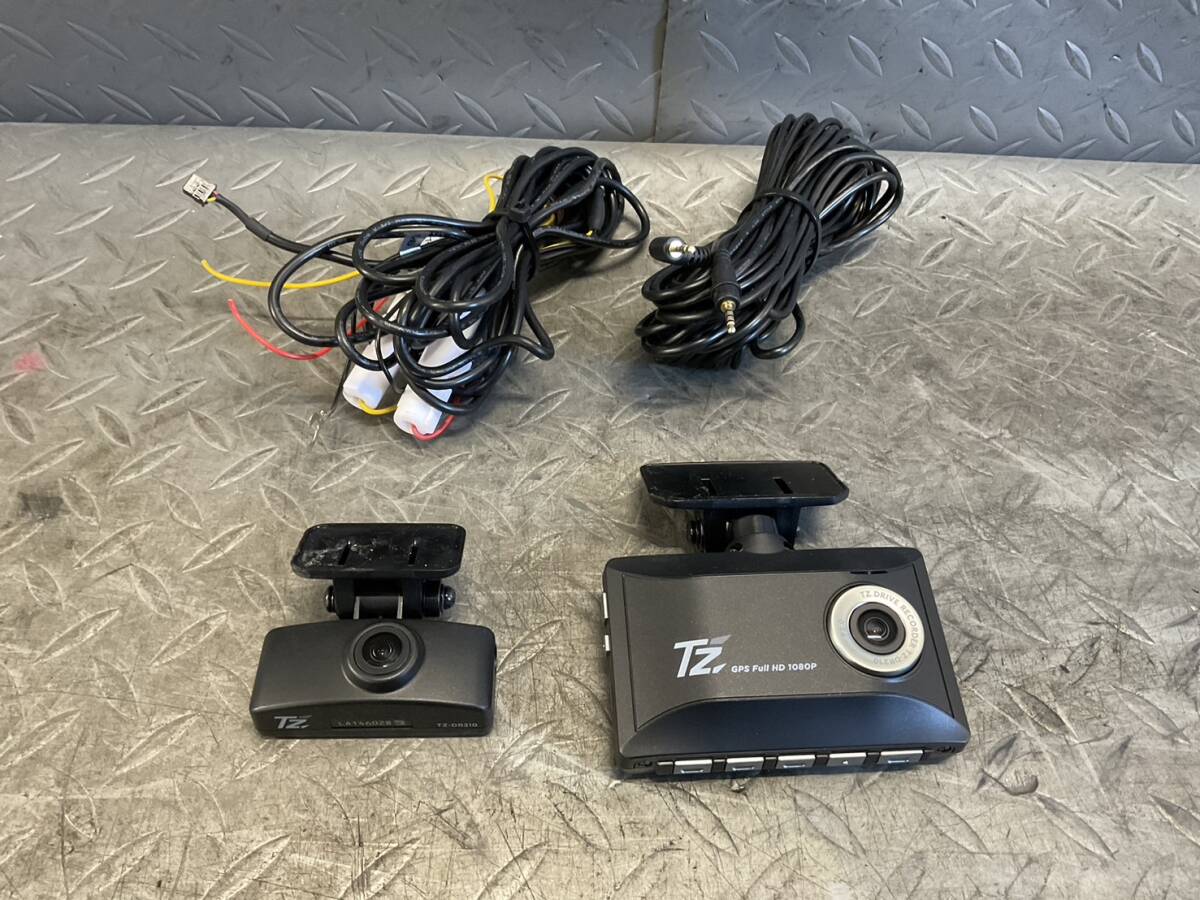 X75★　ドライブレコーダー　コムテック TZ-DR210　前後カメラ　SD欠品　動作確認済み　★