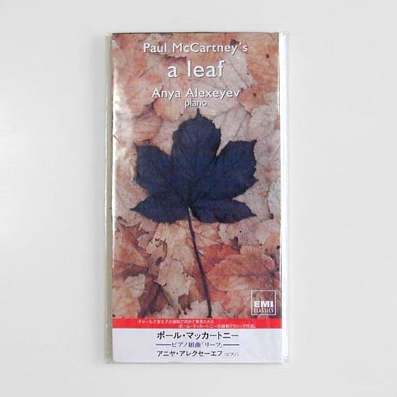 PAUL McCARTNEY ◆《 ピアノ組曲「a leaf」》國內制【CDS】