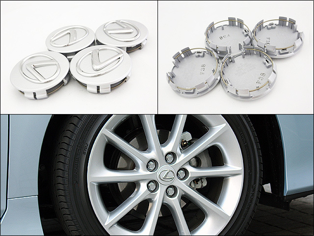  Lexus CT200h/LEXUS/ZWA10 оригинальный колесный колпак 4 шт VERSION L/USDM внутренняя спецификация VersionL центральный орнамент ( металлизированный L Mark × серебряный Base)