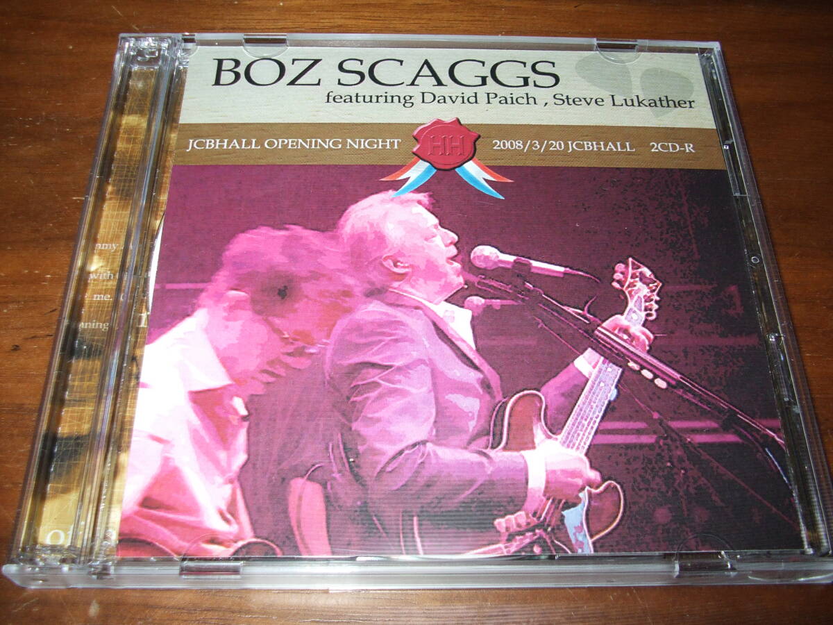 Boz Scaggs《 JCBHALL OPENING NIGHT 》★ライブ２枚組