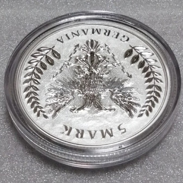 2022 ゲルマニア 銀貨 純銀 BU 完全未使用品 の通販 by